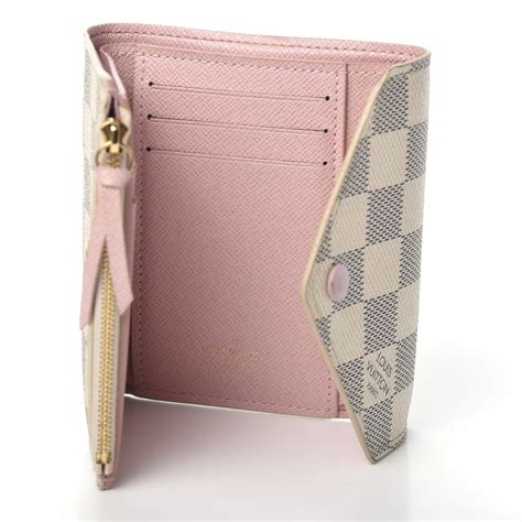 louis vuitton damier azur victorine wallet rose ballerine|LOUIS VUITTON Damier Azur Victorine Wallet Rose Ballerine .